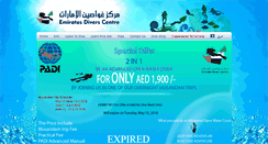 Desktop Screenshot of emiratesdivers.com